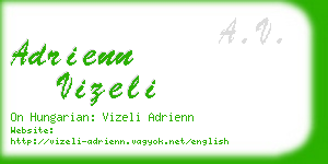 adrienn vizeli business card